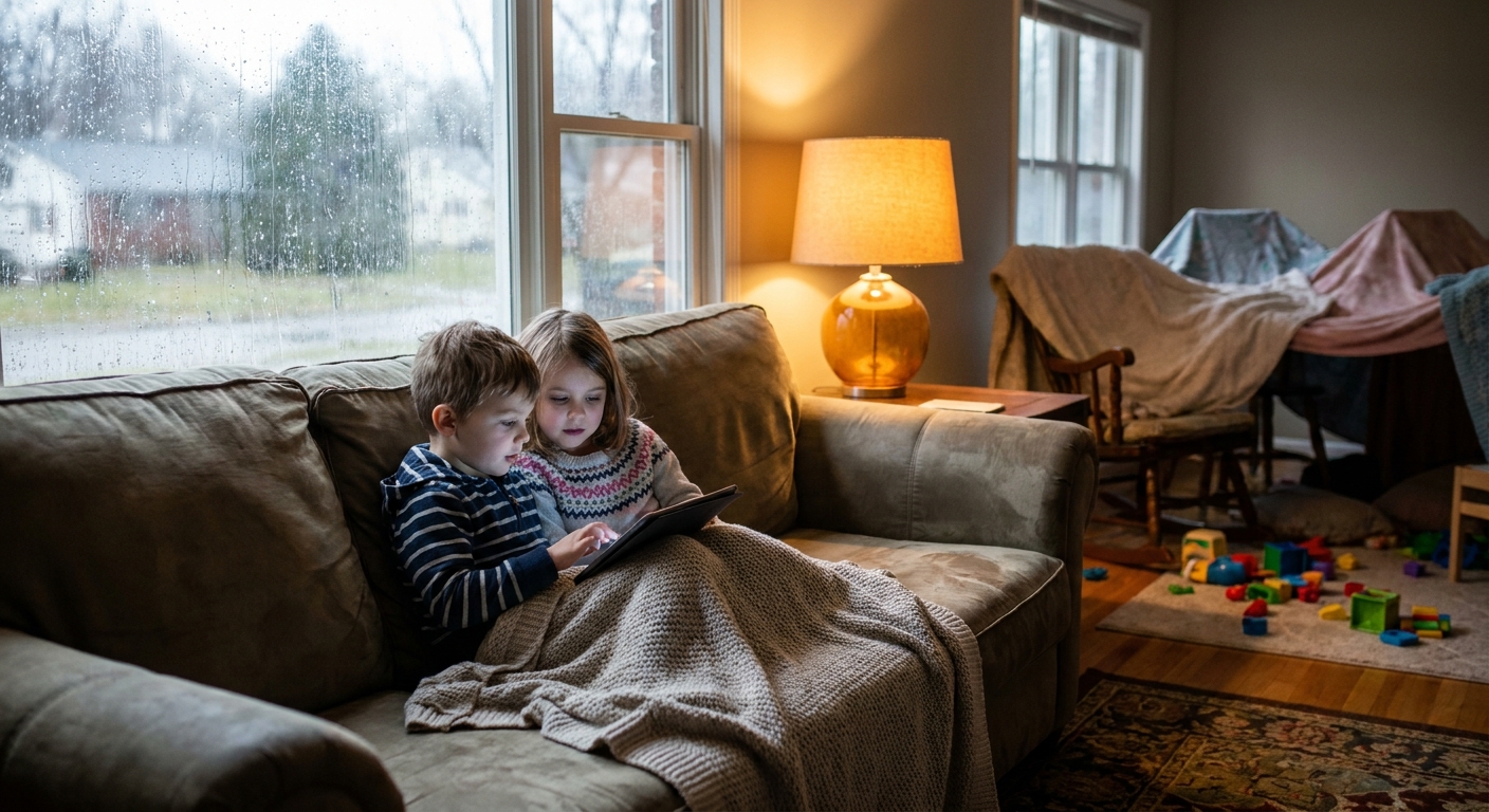 Rainy Day Rescue: Screen‑Light Activities Kids Actually Love